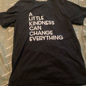 SOLD 5 FOR 15 BUNDLE FOR OFFER Cat & Jack Black T-Shirt with Positive Message